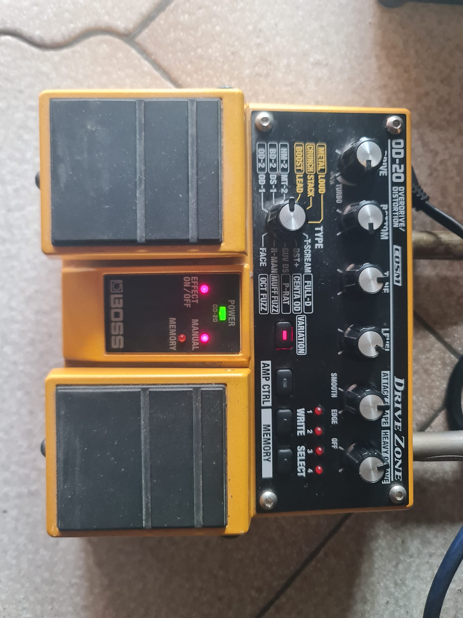 Boss Od20 Twin Pedal