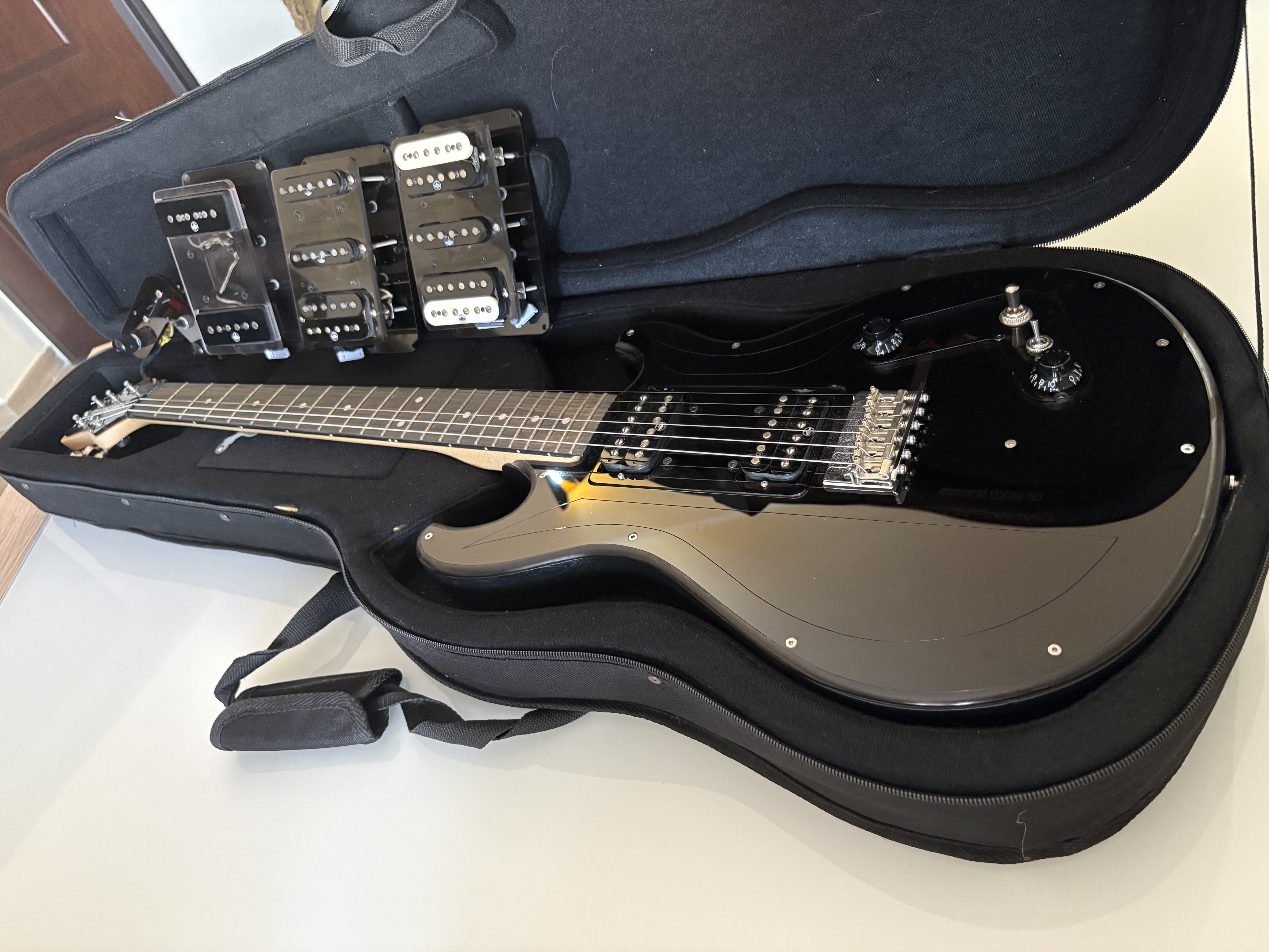 BERTOZZI GUITARS 4 set pickup + ELETTRONICA GIGBAG SEMIRIGIDO SCAMBIO LIUTERIA